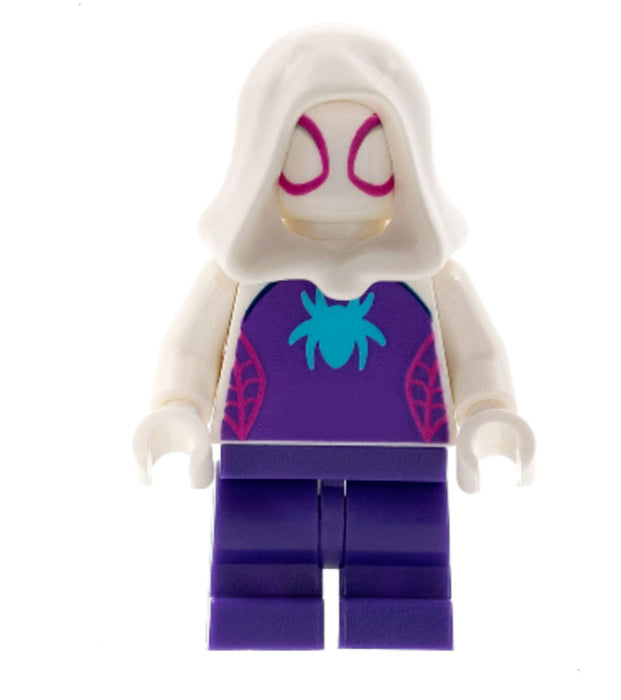 Lego Ghost-Spider 10783 10784 White Hood Spider Logo Super Heroes Minifigure