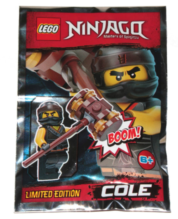 Lego Cole - Sons of Garmadon 891839 Ninjago Minifigure Foil Pack New Sealed