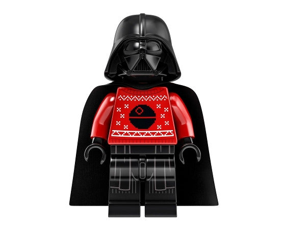 Lego Darth Vader 75279 Red Christmas Sweater Star Wars Minifigure