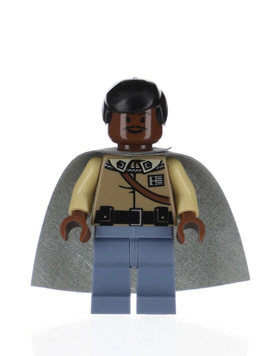 Lego Lando Calrissian 7754 General Insignia Sand Blue Legs Star Wars Minifigure