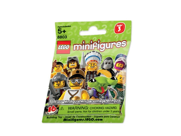 Lego Tennis Player 8803 Collectible Series 3 Minifigures