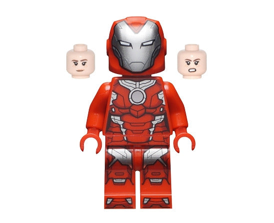 Lego Rescue Pepper Potts 76164 Red Armor Super Heroes Minifigure