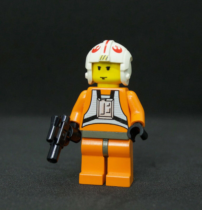 Lego Luke Skywalker 4483 7130 7140 7142 Dark Gray Hips Star Wars Minifigure