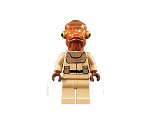 Lego Mon Calamari Officer 7754 Episode 4/5/6 Star Wars Minifigure