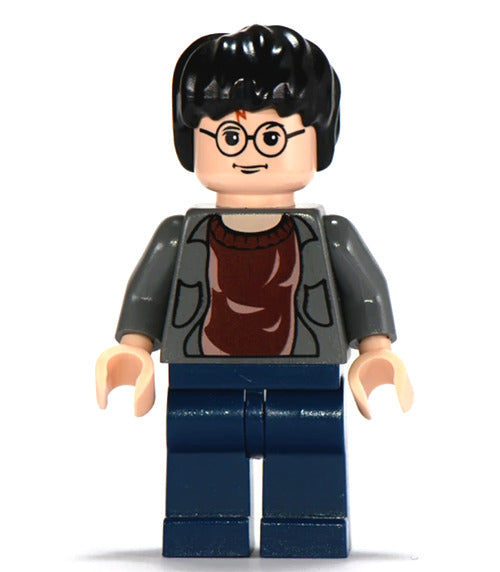 Lego Harry Potter 4758 10132 Open Shirt Torso, Dark Blue Legs Minifigure