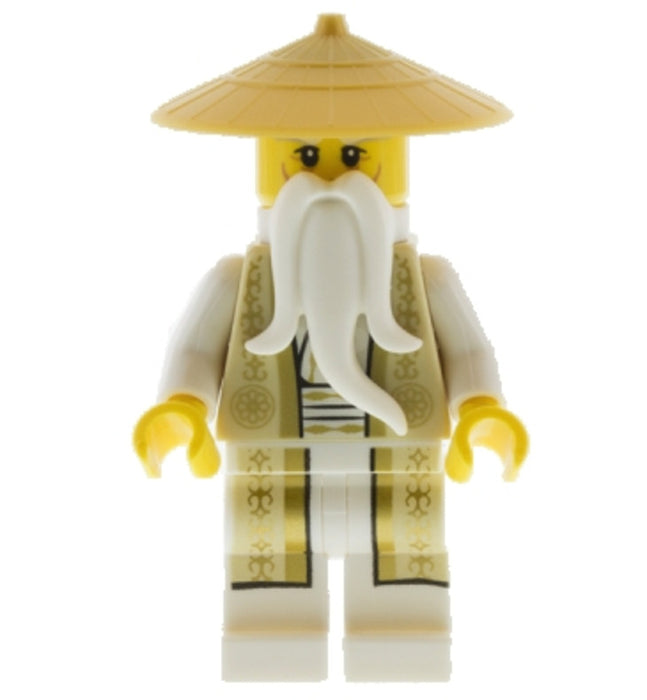 Lego Sensei Wu 70751 Gold and Tan Robe Ninjago Minifigure