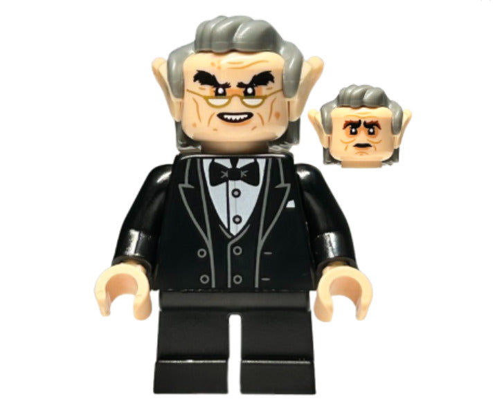 Lego Goblin 40598 Black Tuxedo Dark Gray Hair Glasses Harry Potter Minifigure