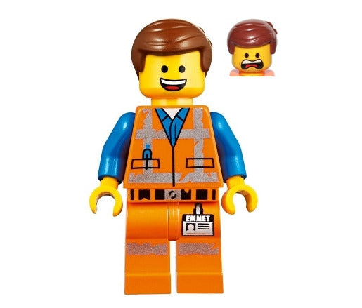 Lego Emmet 70827 70826 Worn Uniform The LEGO Movie 2 Minifigure