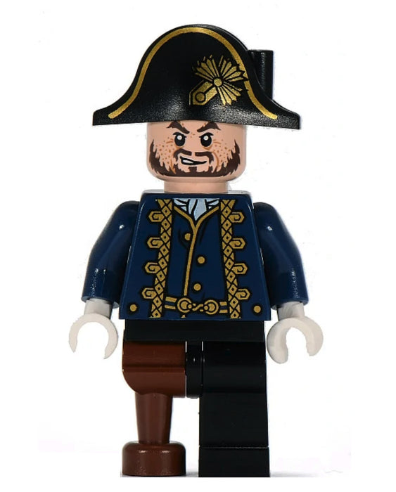 Lego Hector Barbossa with Pegleg 4192 Pirates of the Caribbean Minifigure