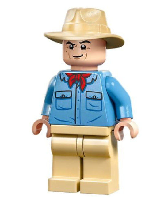 Lego Dr. Alan Grant 76960 Blue Shirt with Pockets Jurassic World Minifigure