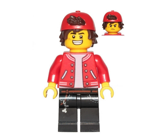 Lego Jack Davids 70437 Red Jacket Backwards Cap Hidden Side Minifigure