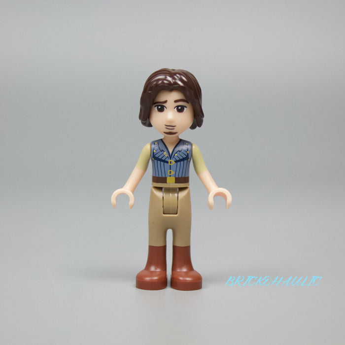Lego Flynn Rider 41054 Sand Blue Vest Tangled Disney Princess Minifigure