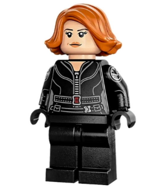 Lego Black Widow 76248 Orange Short Hair Plain Legs Super Heroes Minifigure