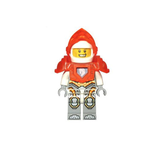 Lego Lance 971338055603 Trans-Neon Orange Visor Nexo Knights Minifigure