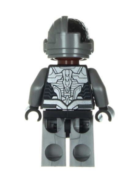 Lego Cyborg 76028 71210 Black Gloves, Smiling Super Heroes Minifigure