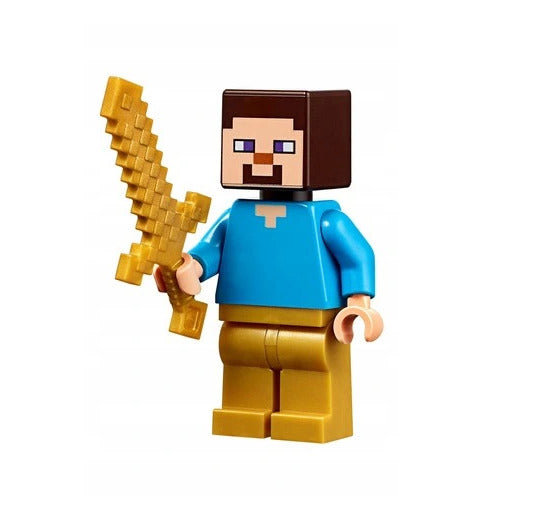 Lego Steve 21162 Pearl Gold Legs Minecraft Minifigure