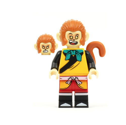 Lego Monkey King 80022 80024 Bright Light Orange Tunic Monkie Kid Minifigure