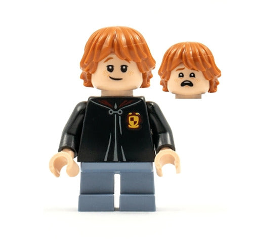 Lego Ron Weasley 75978 Black Torso Gryffindor Robe Harry Potter Minifigure