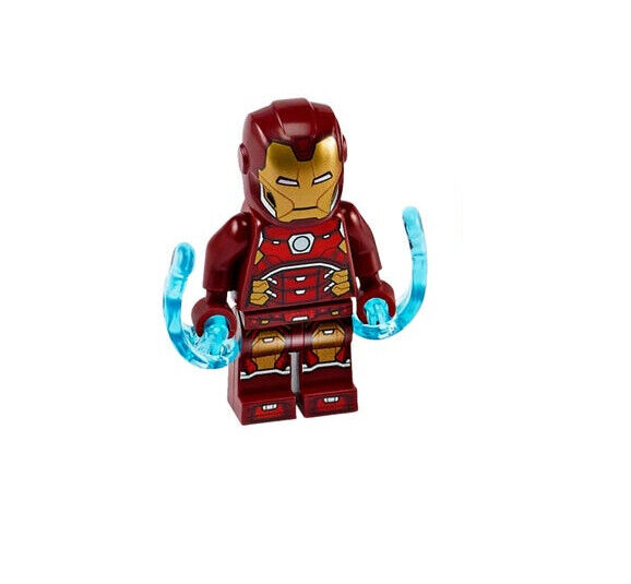 Lego Iron Man 76153 76166 76140 Silver Hexagon on Chest Super Heroes Minifigure