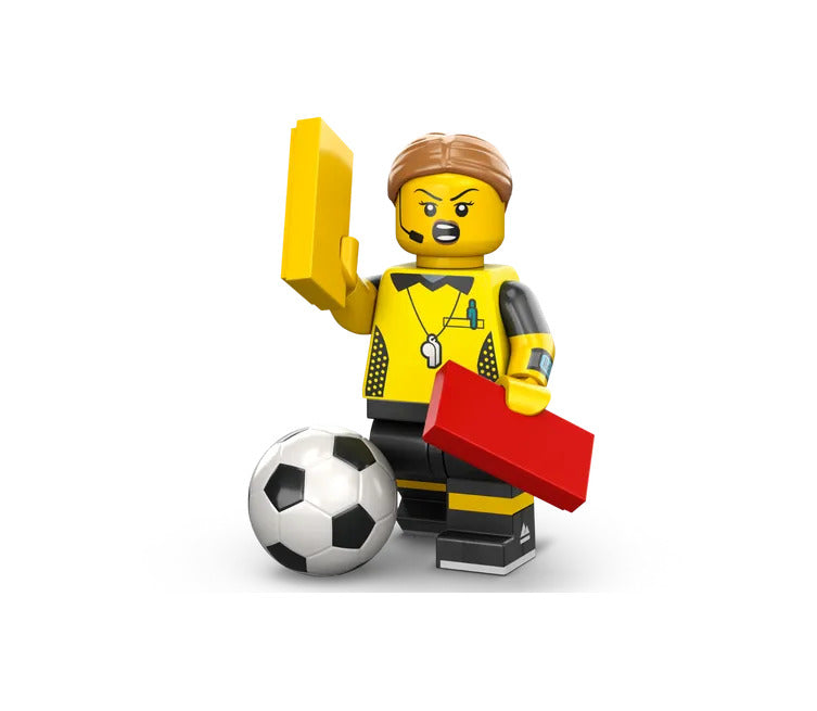 Lego Football Referee 71037 Collectible Series 24 Minifigure