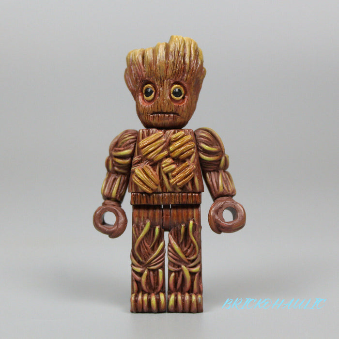 Groot Super Heroes CUSTOM Minifigure Handmade Engraved ULTRA RARE