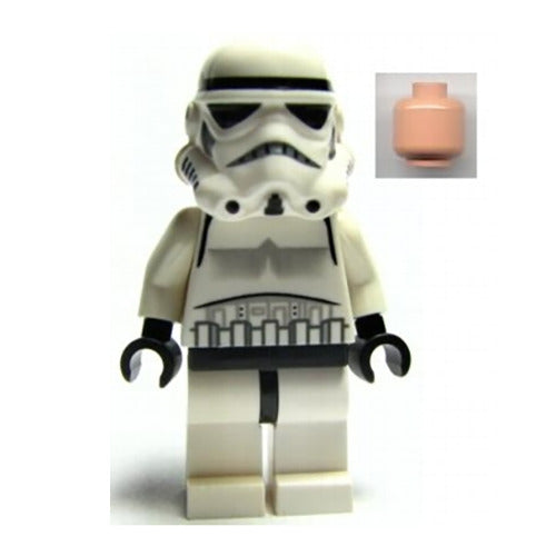 Lego Stormtrooper 6211 Light Nougat Head Episode 4/5/6 Star Wars Minifigure
