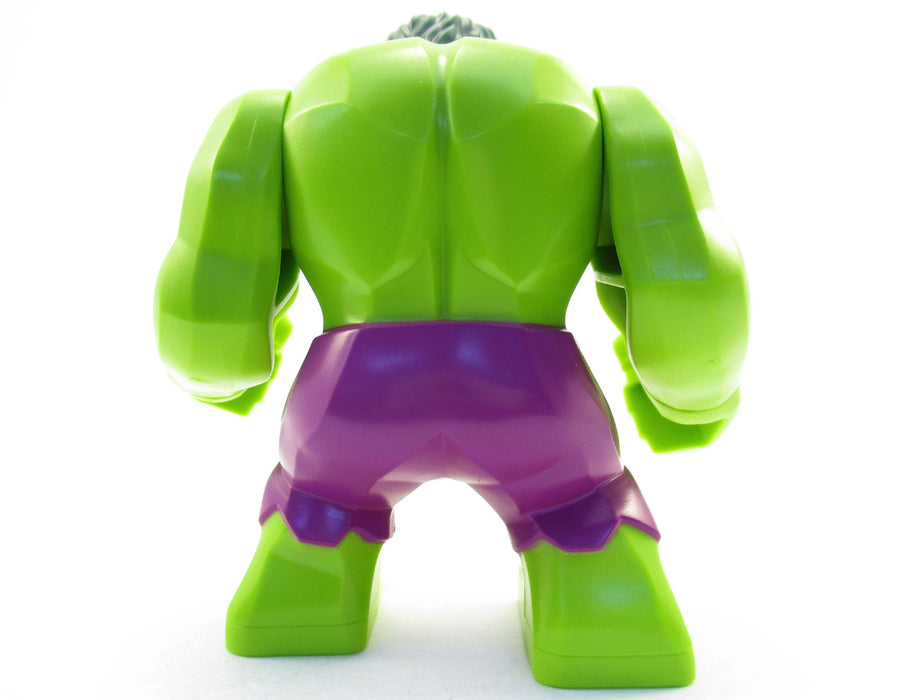 Lego Hulk 76078 Big Figure with Dark Green Hair Avengers Super Heroes Minifigure