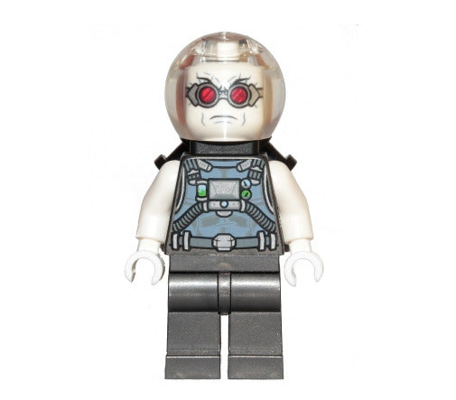 Lego Mr. Freeze Pearl Dark Gray foil pack Super Heroes Minifigure