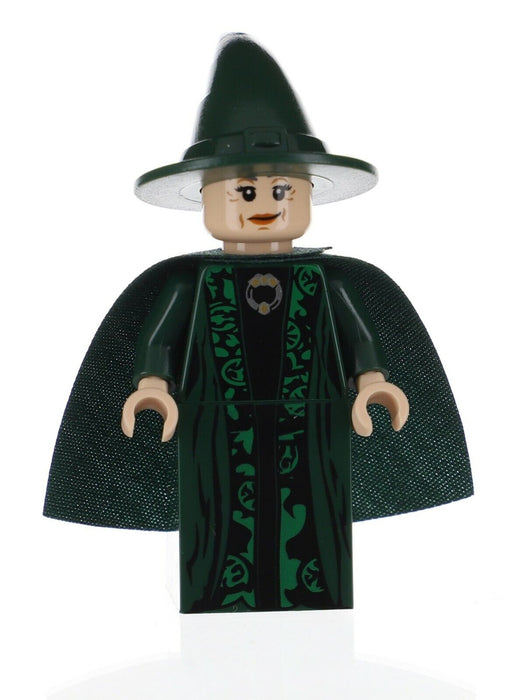 Lego Professor Minerva McGonagall 4842 Dark Green Robe Harry Potter Minifigure