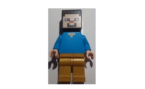 Lego Steve 21162 Pearl Gold Legs Minecraft Minifigure