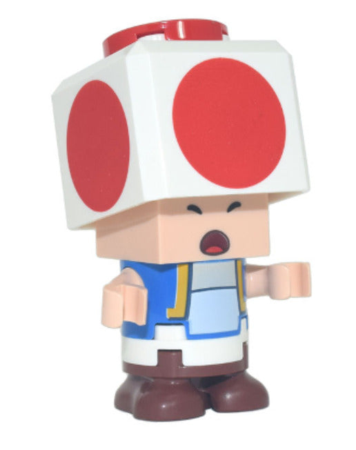 Lego Toad 71401 Scared Super Mario Minifigure