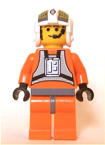 Lego Rebel Pilot Y-wing 7262 Dark Bluish Gray Hips Star Wars Minifigure