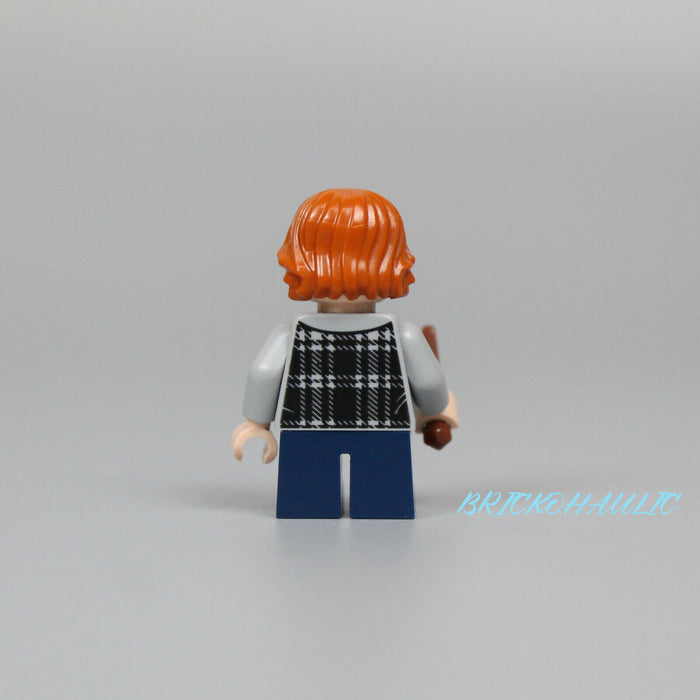 Lego Ron Weasley 75955 75950 Plaid Hoodie Harry Potter Minifigure