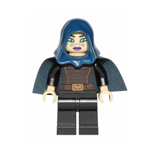 Lego Barriss Offee 9491 Dark Blue Cape Hood Clone Wars Star Wars Minifigure