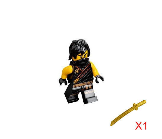 Lego Cole 71736 Rebooted 'MASTER' Torso Legacy Ninjago Minifigure