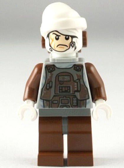 Lego Dengar 10221 Light Bluish Gray Torso UCS Star Wars Minifigure