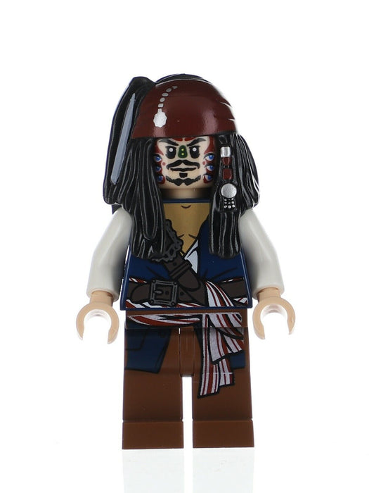 Lego Captain Jack Sparrow Cannibal 4182 Pirates of the Caribbean Minifigure