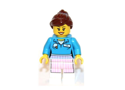 Lego Ice Cream Jo Press Kit Reddish Brown Hair The LEGO Movie Minifigure