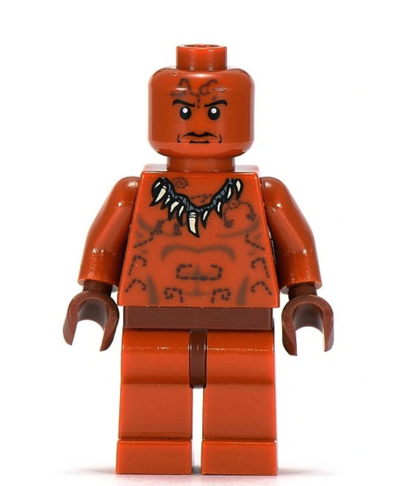 Lego Ugha Warrior 7627 without Hair Indiana Jones Minifigure