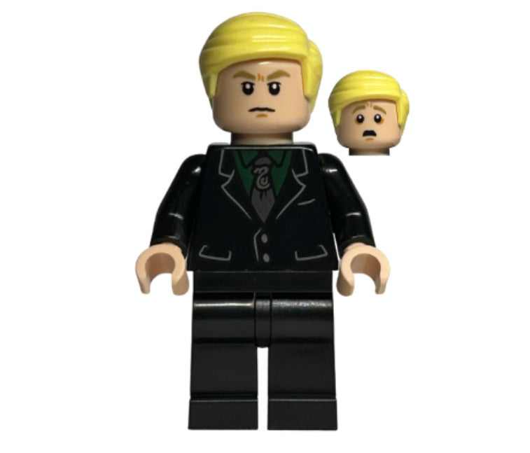 Lego Draco Malfoy 76413 Black Suit Slytherin Tie Neutral Harry Potter Minifigure