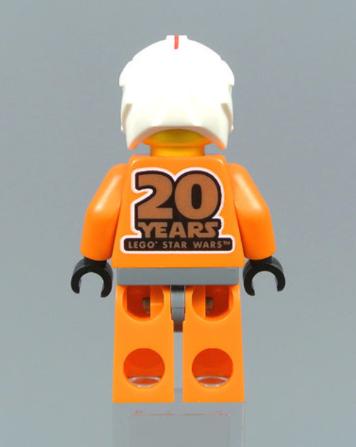 Lego Luke Skywalker 75258 Pilot, 20th Anniversary Torso Star Wars Minifigure