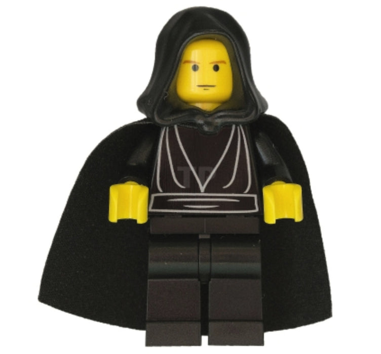 Lego Luke Skywalker 3341 with Black Hood, Black Cape Star Wars Minifigure