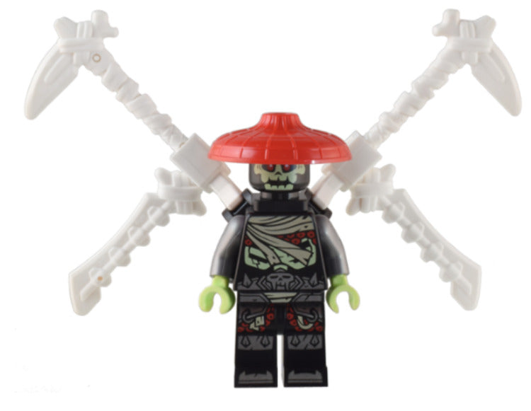 Lego Bone Guard 71800 Neck Bracket Bone Swords and Sickles NINJAGO Minifigure