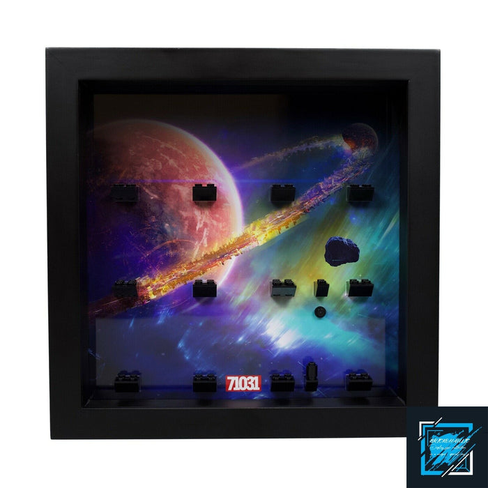 Brickohaulic Black Display Frame Case for Marvel Studios Minifigures 71031