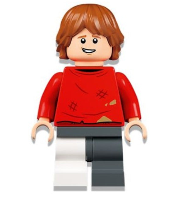 Lego Ron Weasley 76398 Red Sweater Leg Cast Harry Potter Minifigure