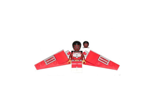 Lego Falcon Red Brick Built Wings blister pack Super Heroes Minifigure