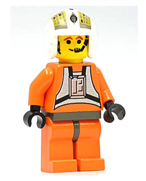 Lego Dutch Vander 7150 Pilot Y-wing with Dark Gray Hips Star Wars Minifigure