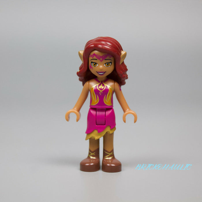 Lego Azari Firedancer 41186 41185 Magenta and Gold Elves Minifigure