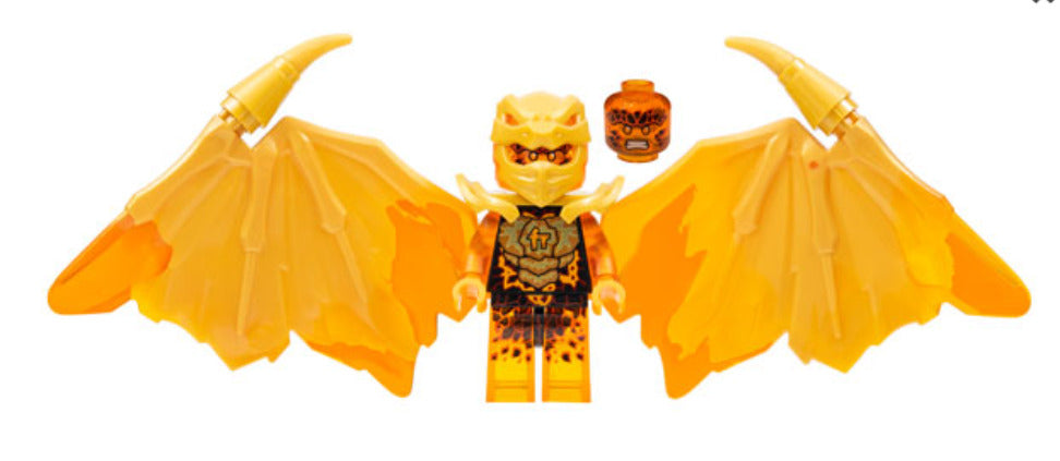 Lego Cole (Golden Dragon) 892304 71770 Crystalized NINJAGO Minifigure