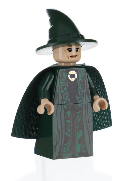 Lego Professor Minerva McGonagall 4842 Dark Green Robe Harry Potter Minifigure